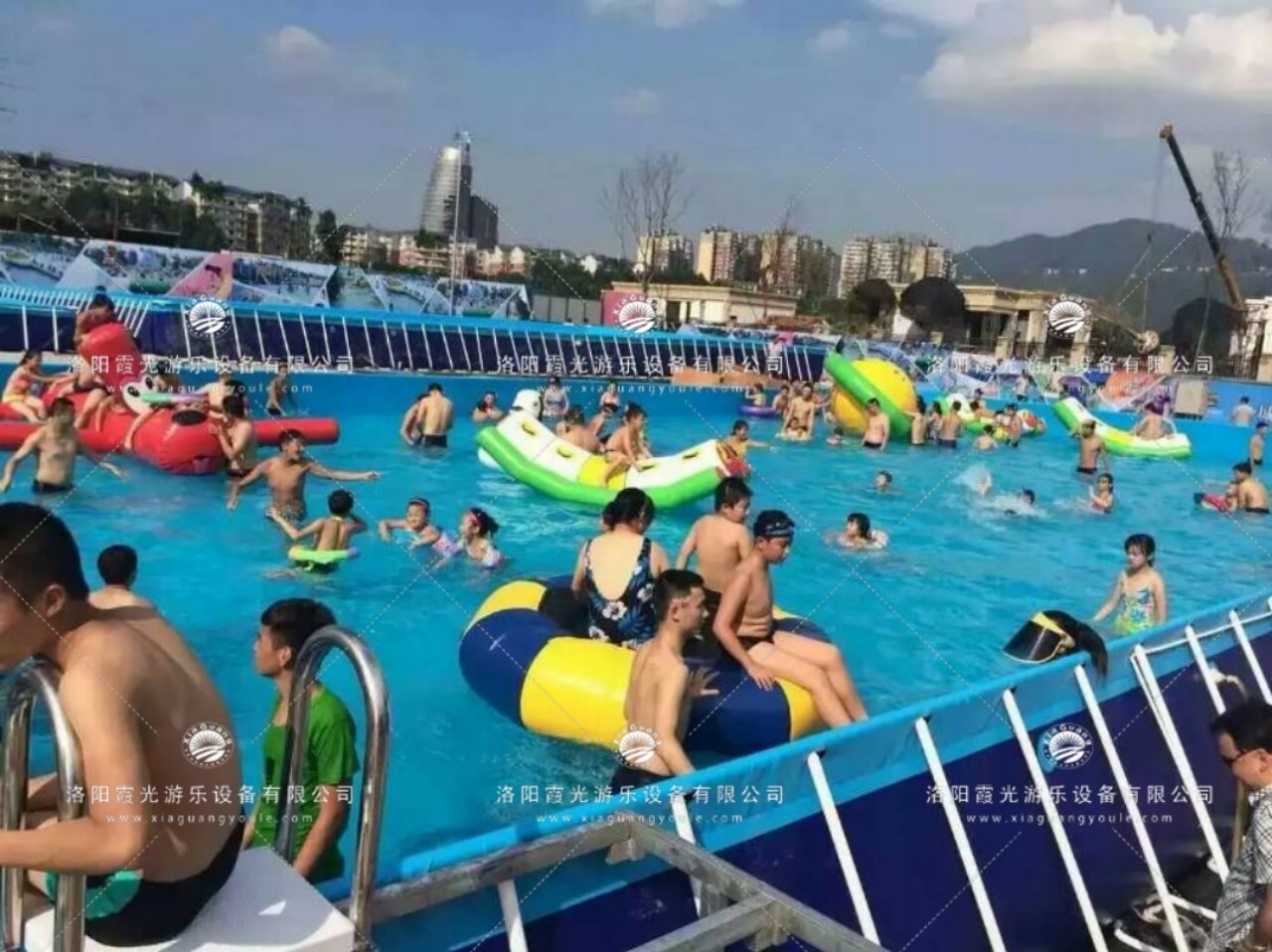 新华支架泳池